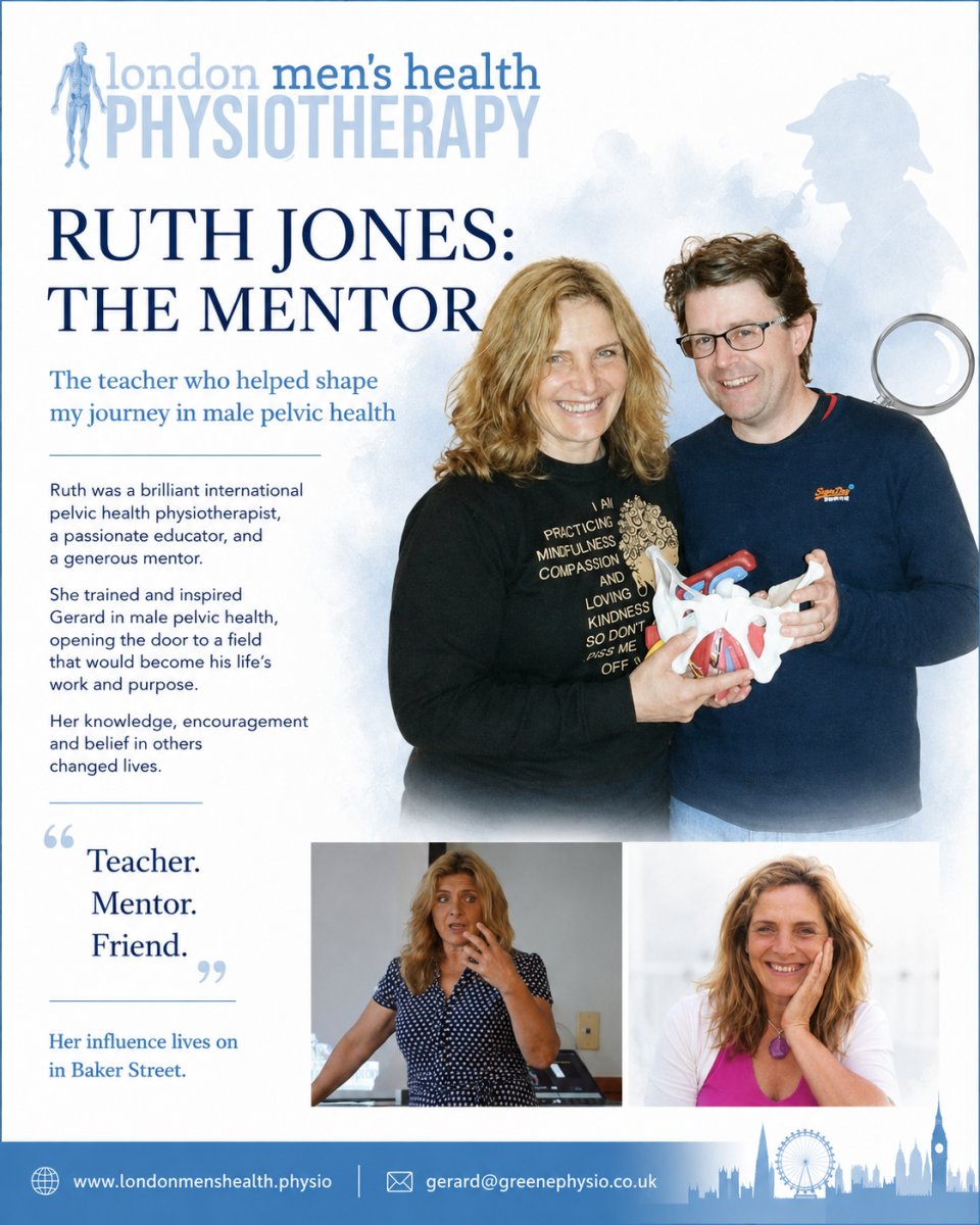Ruth Jones was an incredible mentor and has had a massive influence on our London Clinic inc!