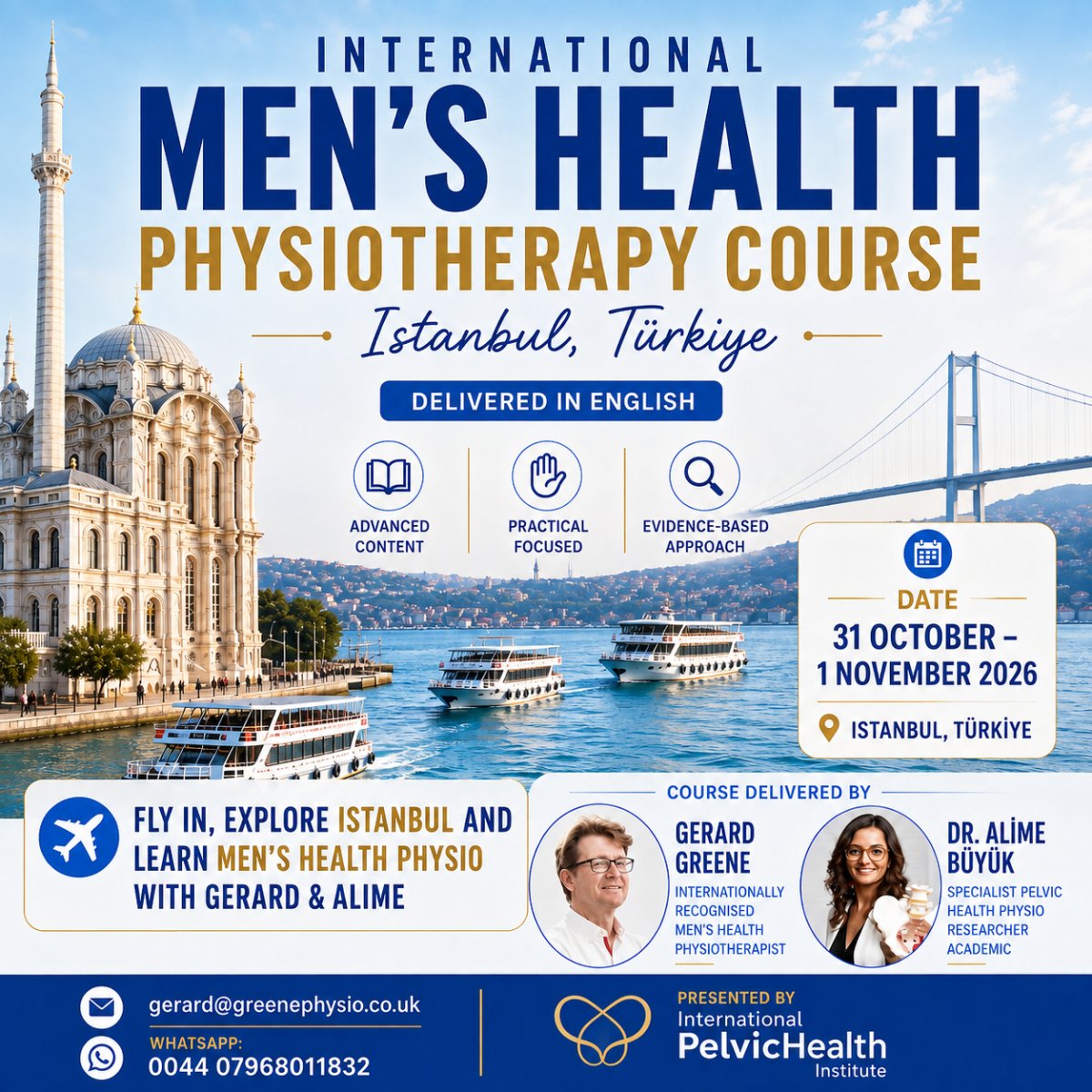 🇹🇷✈️ WOULD YOU FLY TO ISTANBUL FOR A PHYSIOTHERAPY COURSE?