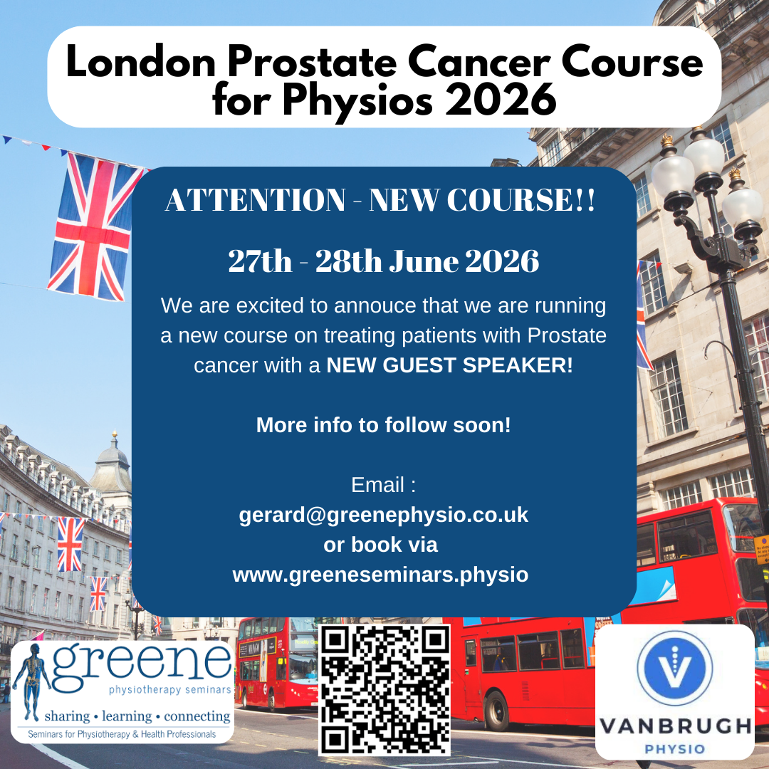 image for Our brand new Prostate Cancer Rehabilitation for Physios Course is now on sale!!