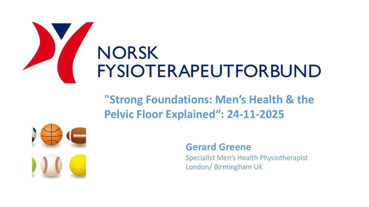 image for Big thanks to Nina and colleagues for the invitation to present to the Norwegian Pelvic Health Physiotherapy group!!
